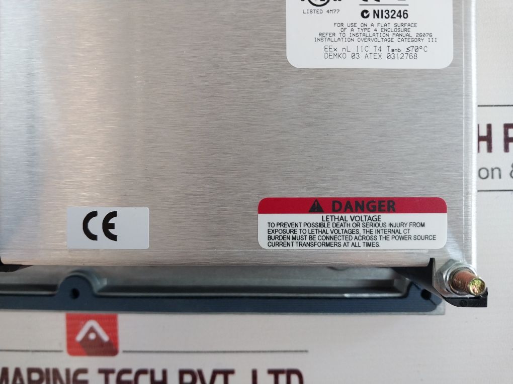 Woodward Egcp-3 Digital Control 8406-113 Operator Interface Rev. R