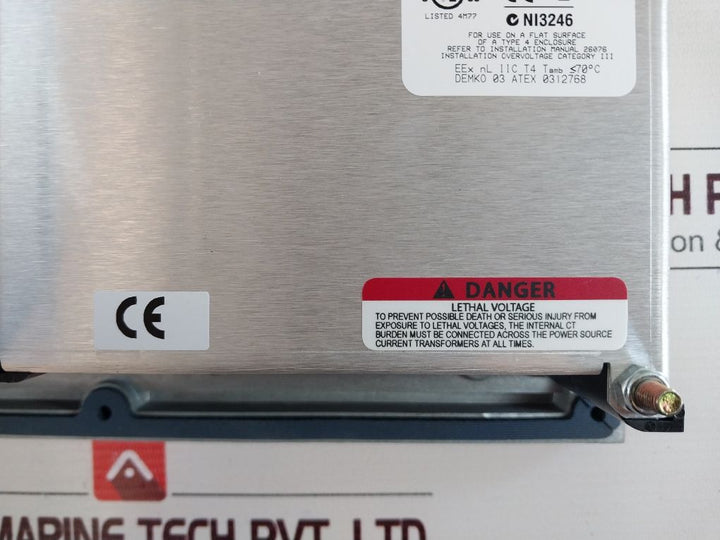 Woodward Egcp-3 Digital Control 8406-113 Operator Interface Rev. R