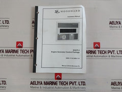 Woodward Egcp-3 Digital Control 8406-113 Operator Interface Rev. R