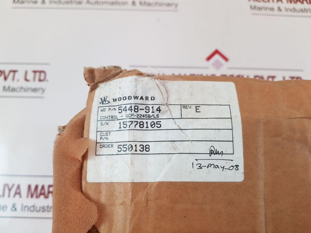 Woodward Gcp-20 Generator Control 