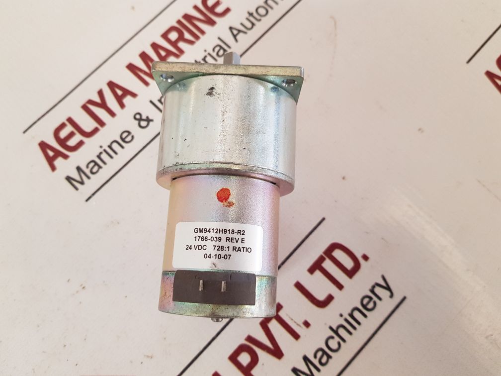 Woodward Gm9412H918-r2 24Vdc Motor 1766-039