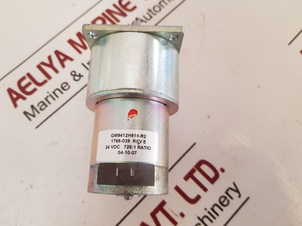Woodward Gm9412H918-r2 24Vdc Motor 1766-039