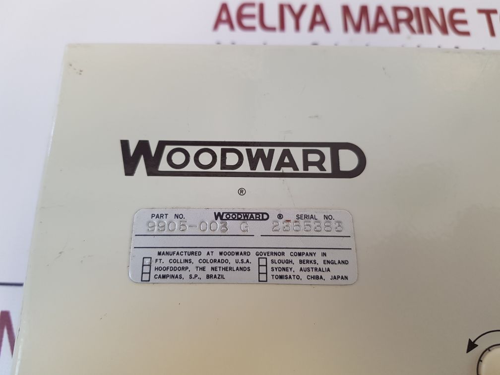Woodward Spm-a Synchronizer 9905-003 G