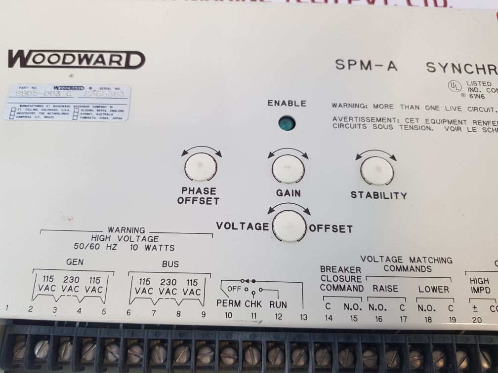 Woodward Spm-a Synchronizer 9905-003 G