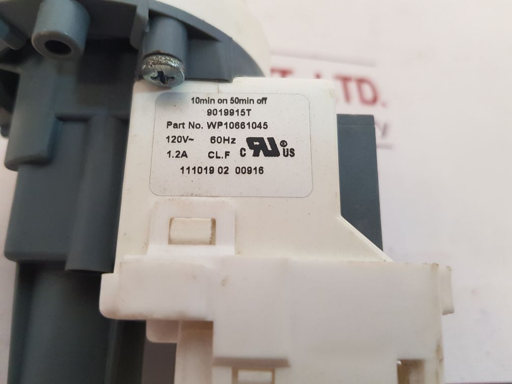 Wp10661045 9019915T Washer Drain Pump
