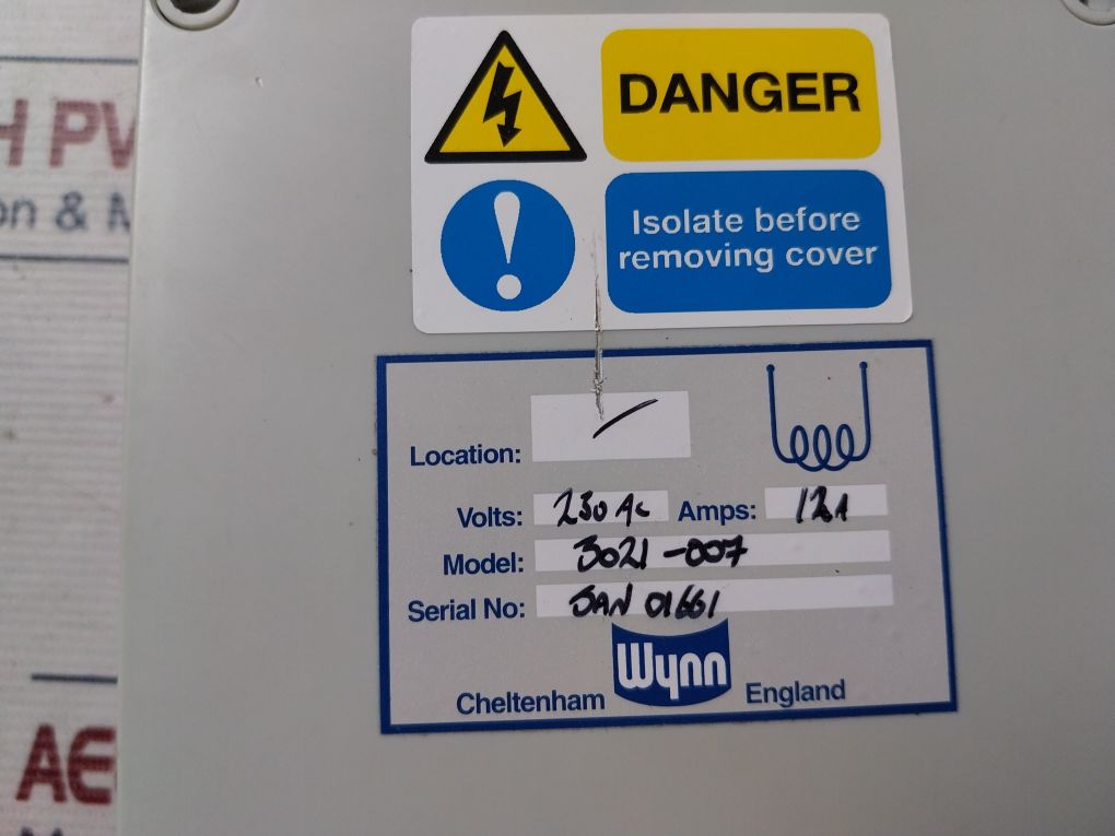 Wynn 3021-007 Motor Controller