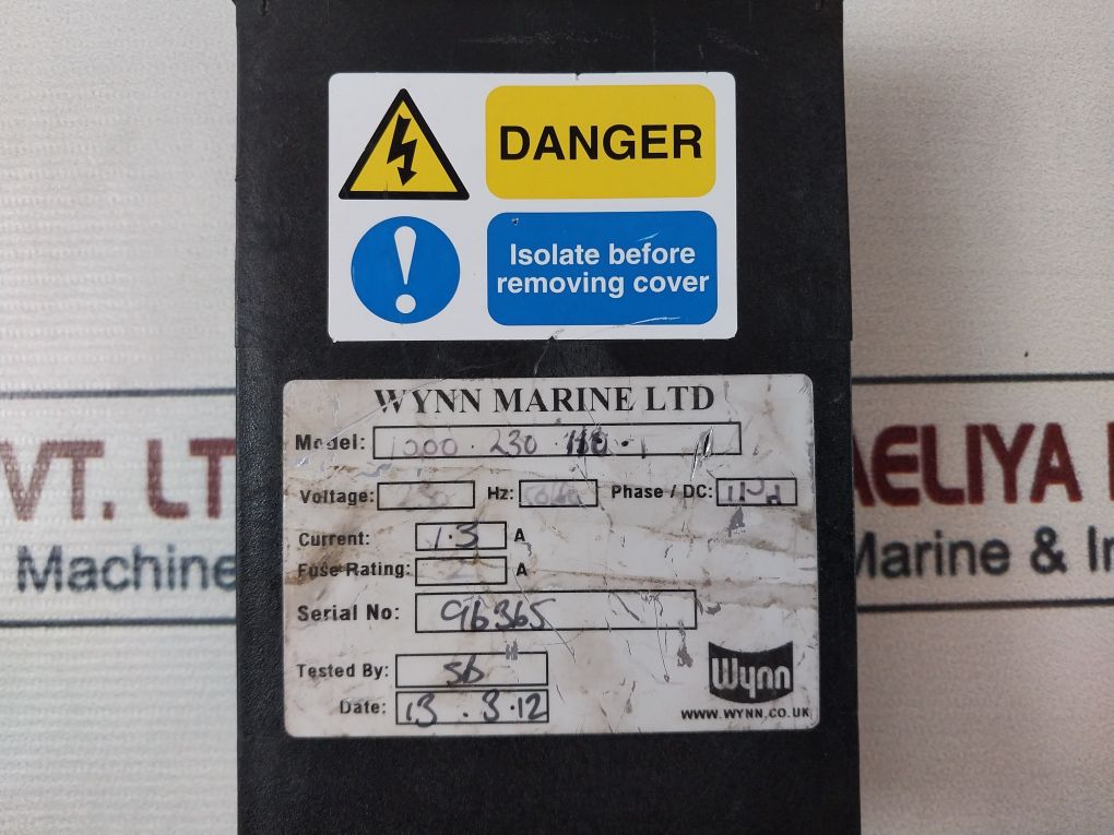 Wynn Marine 1000-230-110-1 Wiper Controller Series 1000