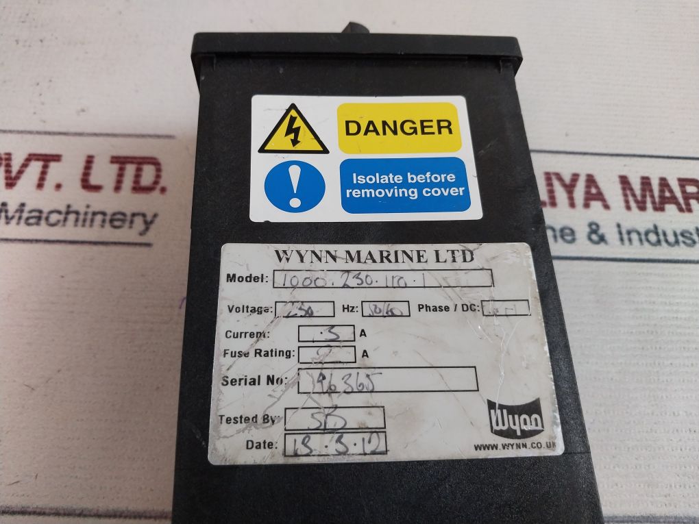 Wynn Marine 1000.230.110.1 Controller Wiper Series 1000