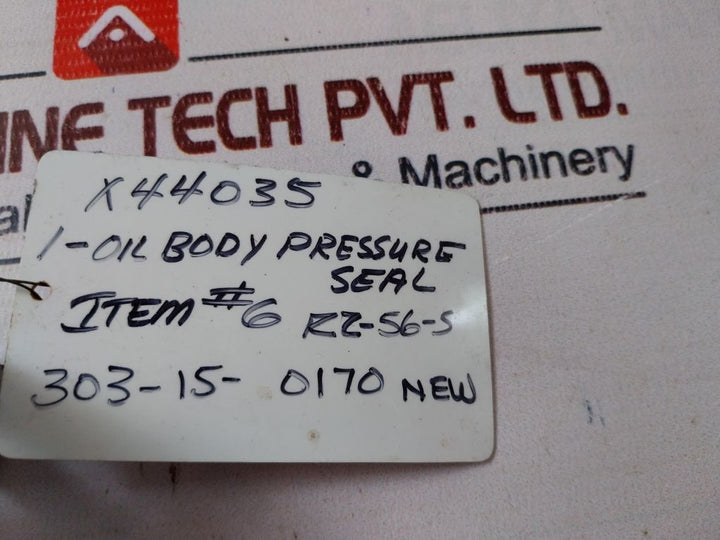 X44035 Oil Body Pressure Seal Rz-56-5