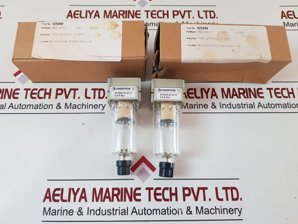 Xhnotion Af2000-02 G1/4” Pneumatic Air Filter 0.5-8 Bar
