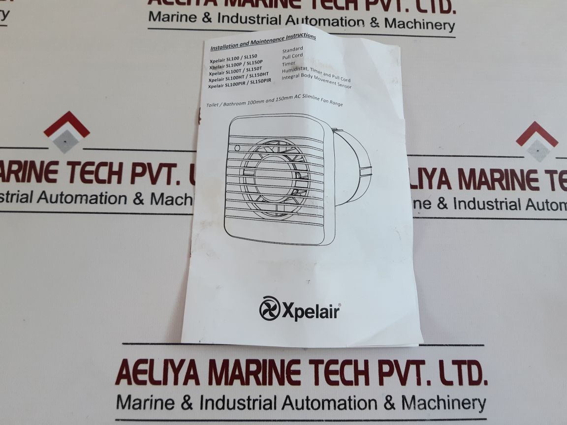 Xpelair Sl100P Axial Fan