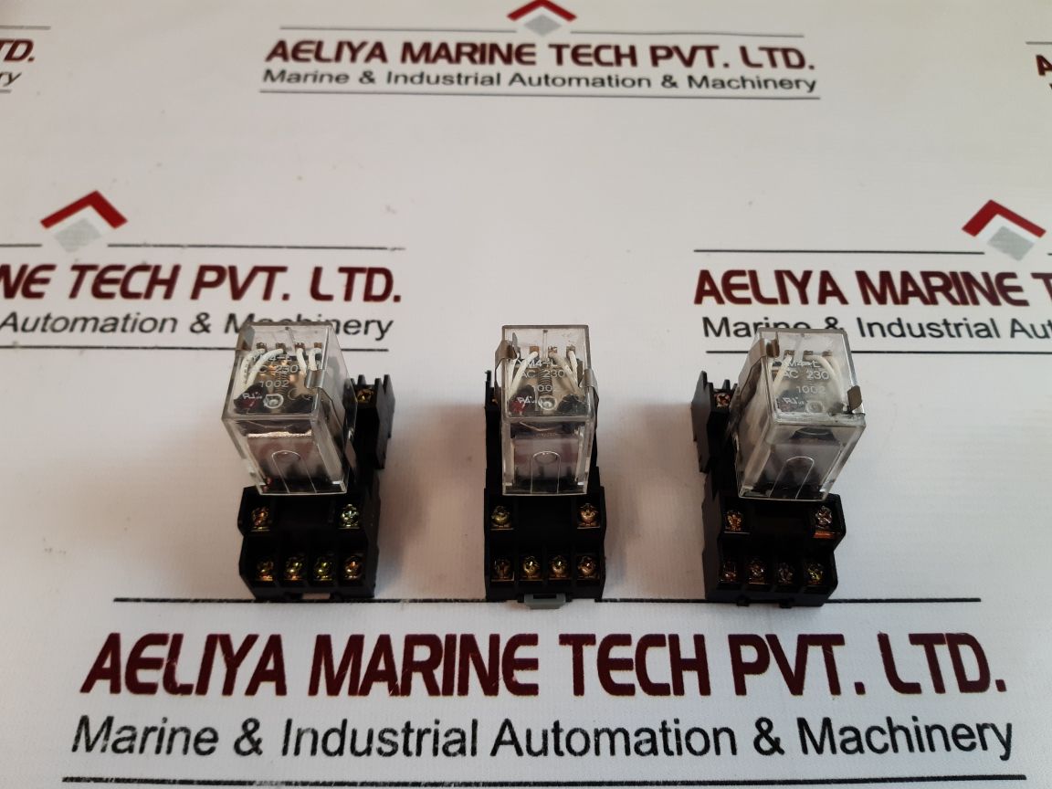 Y. M Tech Ym4-l Relay With Base