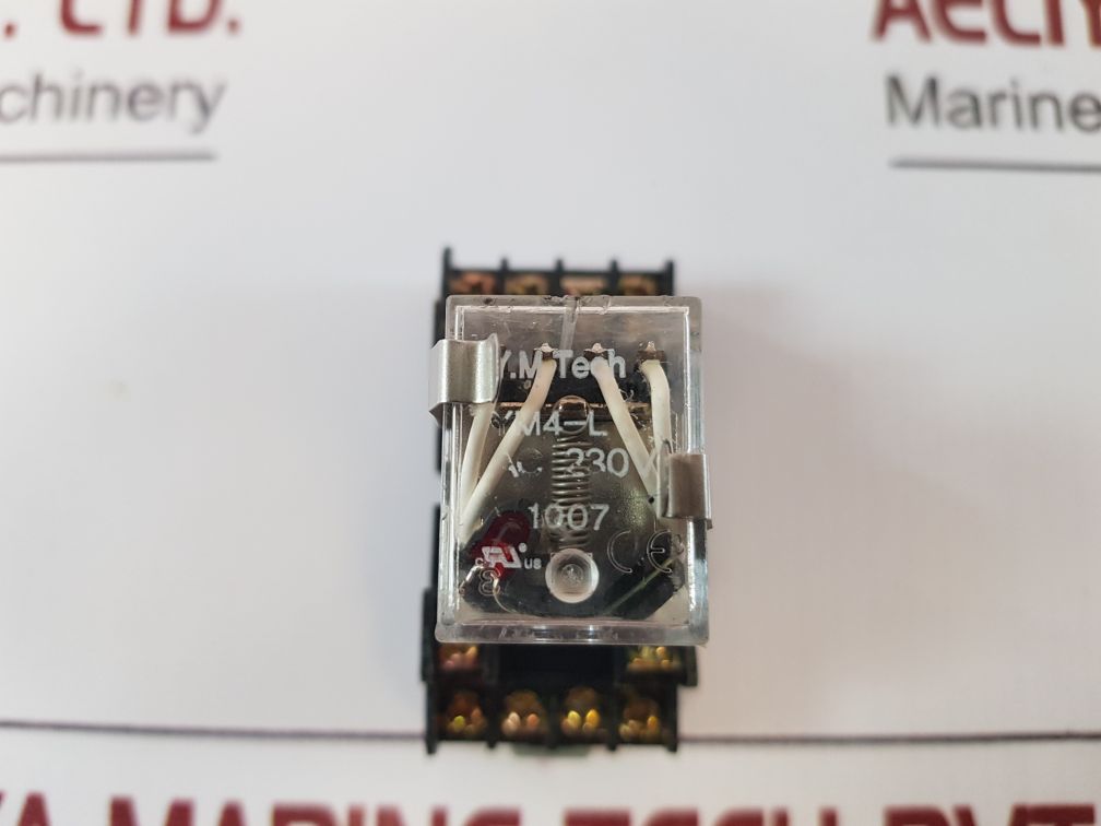 Y.M. Tech Ym4-l Relay With Base

