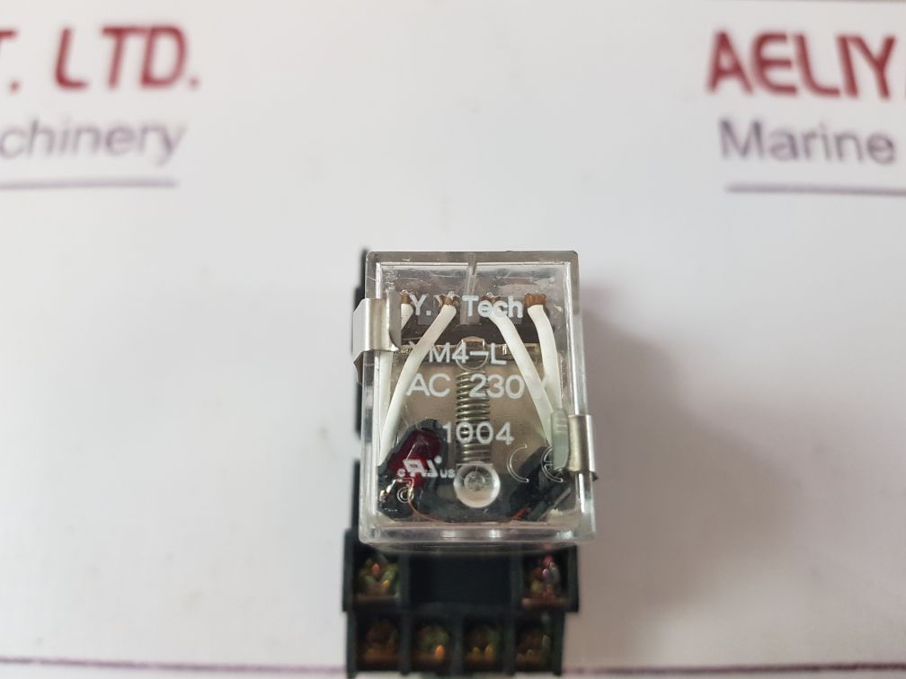 Y.M Tech Ym4-l Relay With Base
