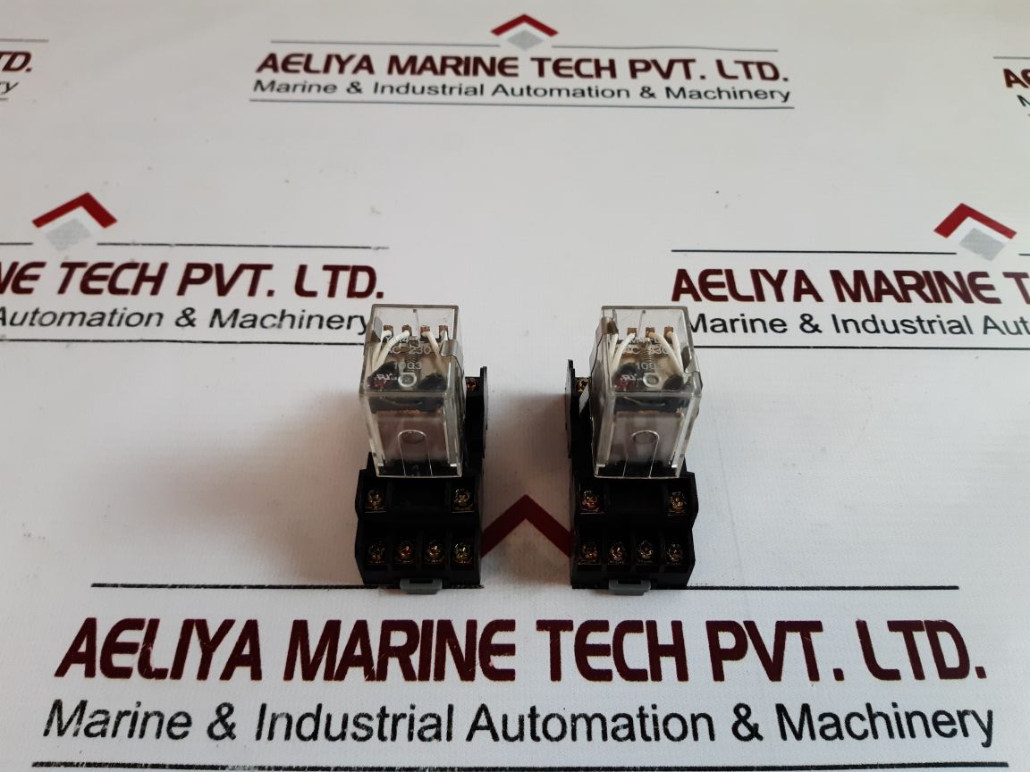 Y.M Tech Ym4-l Relay With Base Ac 230V