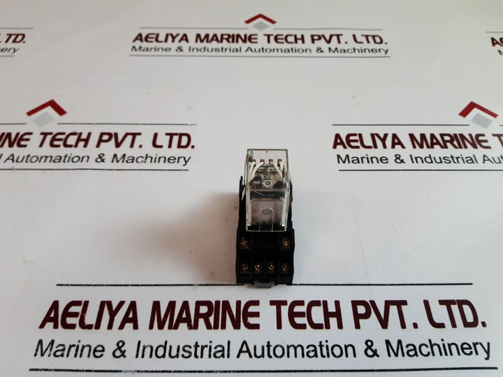 Y.M Tech Ym4-l Relay With Base Ac 230V