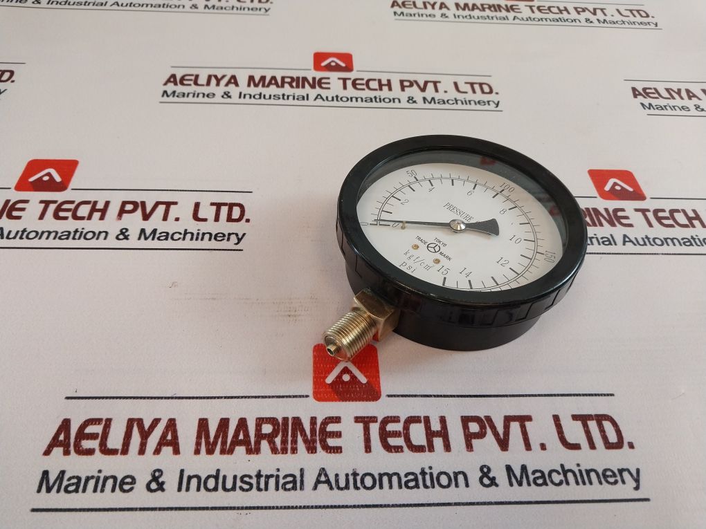 Yamamoto Keiki 2A19907 Pressure Gauge 0-200Psi