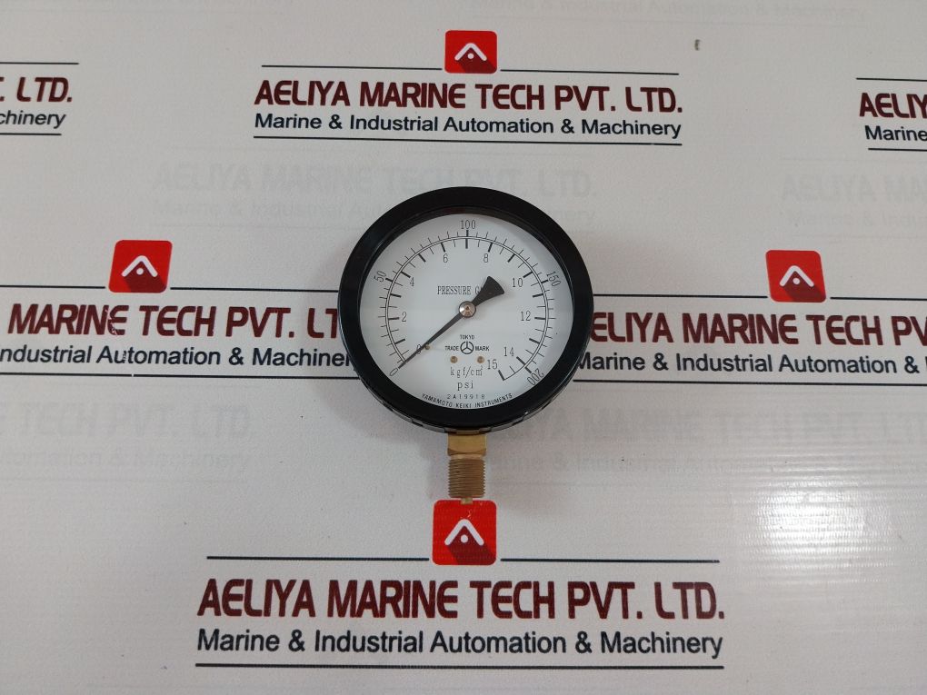 Yamamoto Type A Pressure Gauge 0-200 Psi
