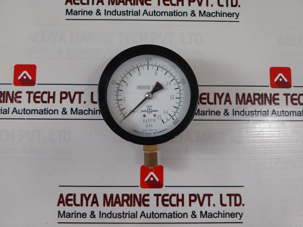 Yamamoto Type A Pressure Gauge 0-200 Psi