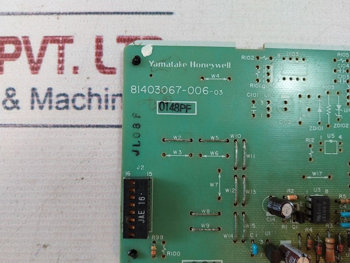 Yamatake-honeywell 81403067-006-03 Pcb Card