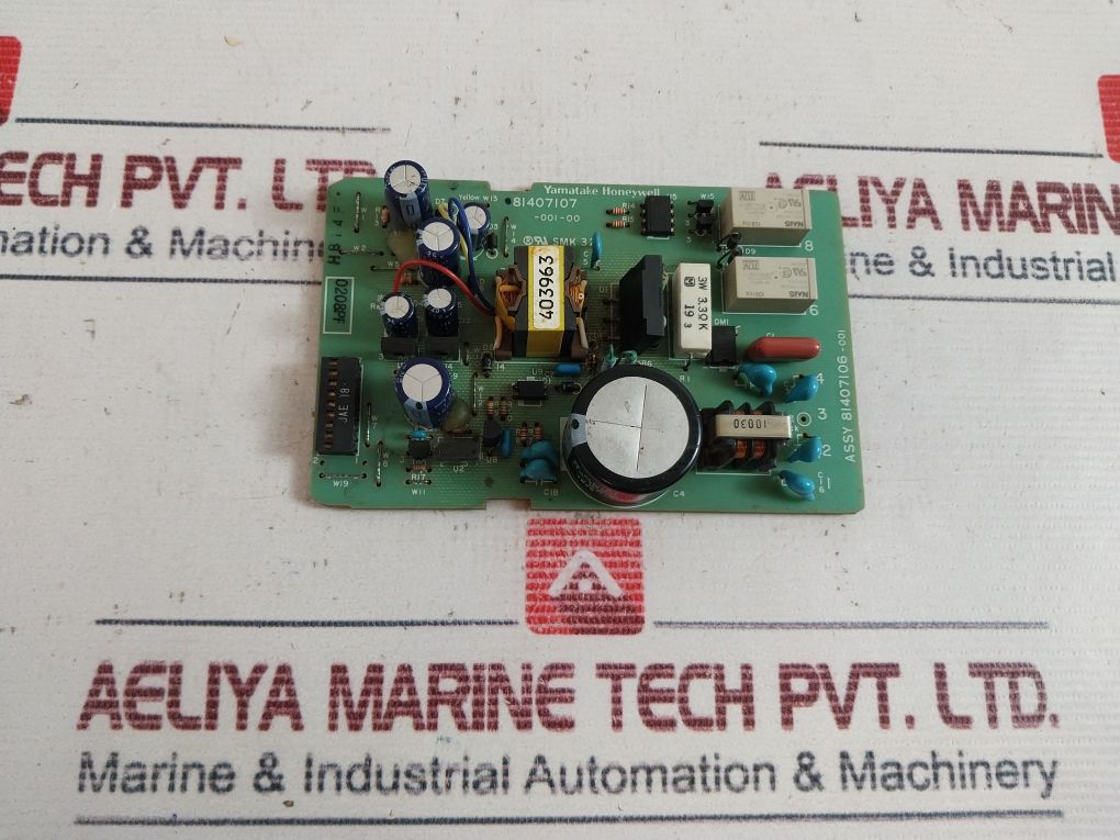 Yamatake-honeywell 81407106-001 Printed Circuit Board