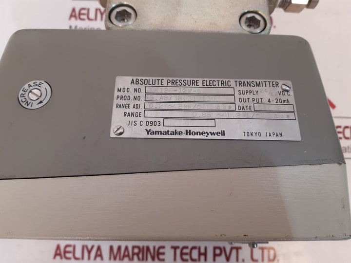 Yamatake-honeywell Nki26-12W-5 Absolute Pressure Electric Transmitter