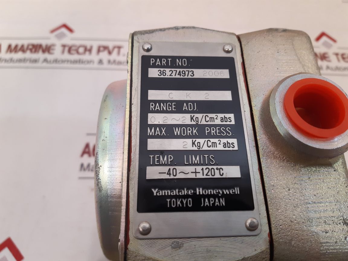 Yamatake-honeywell Nki26-12W-5 Absolute Pressure Electric Transmitter
