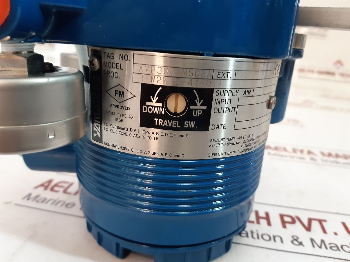 Yamatake Avp300-msd3A Smart Valve Positioner