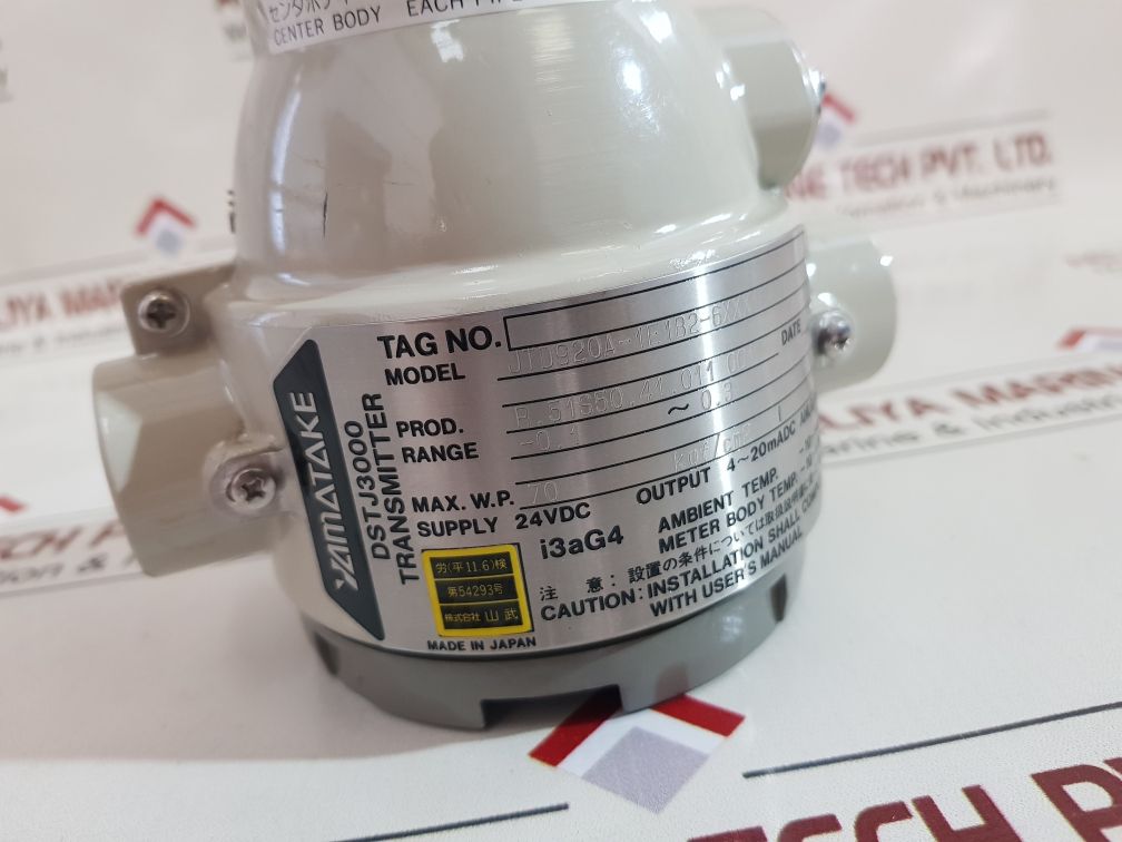 Yamatake Dstj3000 Transmitter Jtd920A-1E1B2