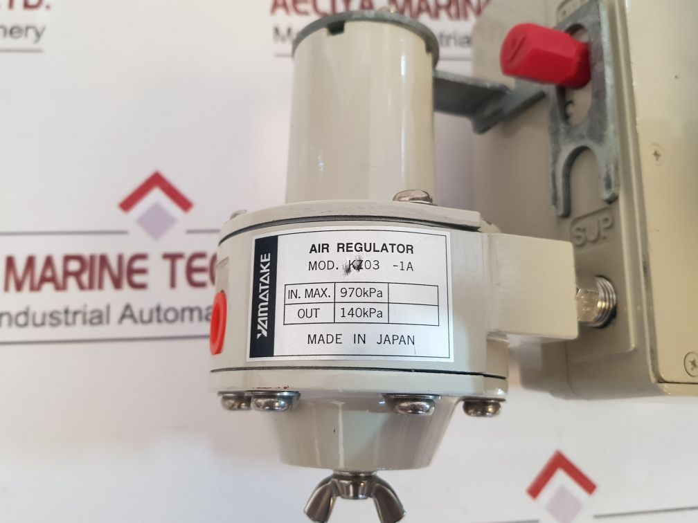 Yamatake Kz03-1A Air Regulator Kdp22Y-2222A4-7