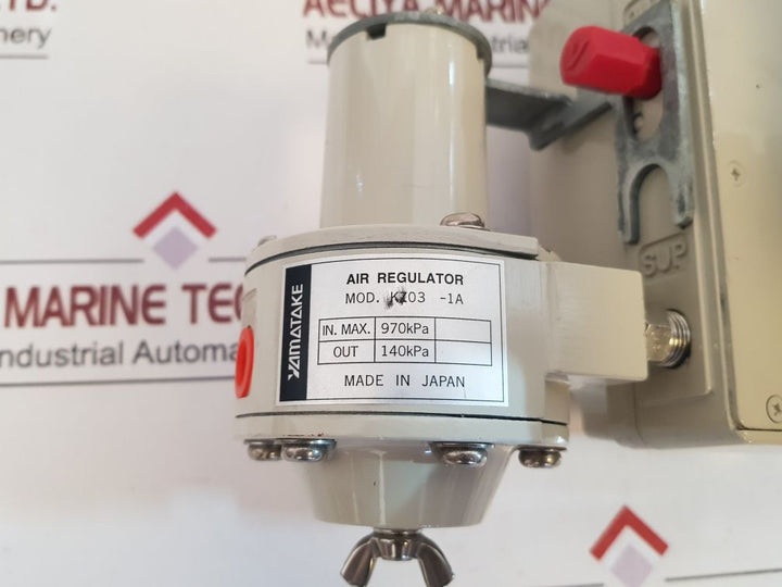 Yamatake Kz03-1A Air Regulator Kdp22Y-2222A4-7