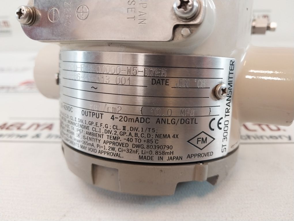 Yamatake Std920-e1H-00000-w5-d7E5 Pressure Transmitter