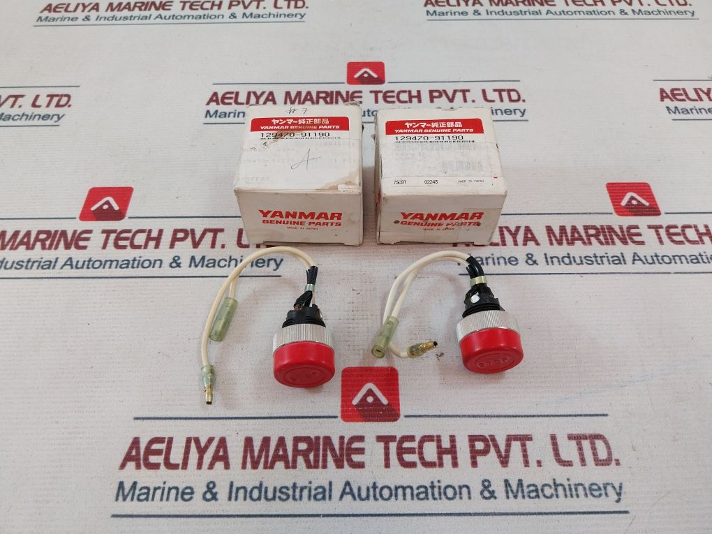 Yanmar 129470-91190 Stop Button