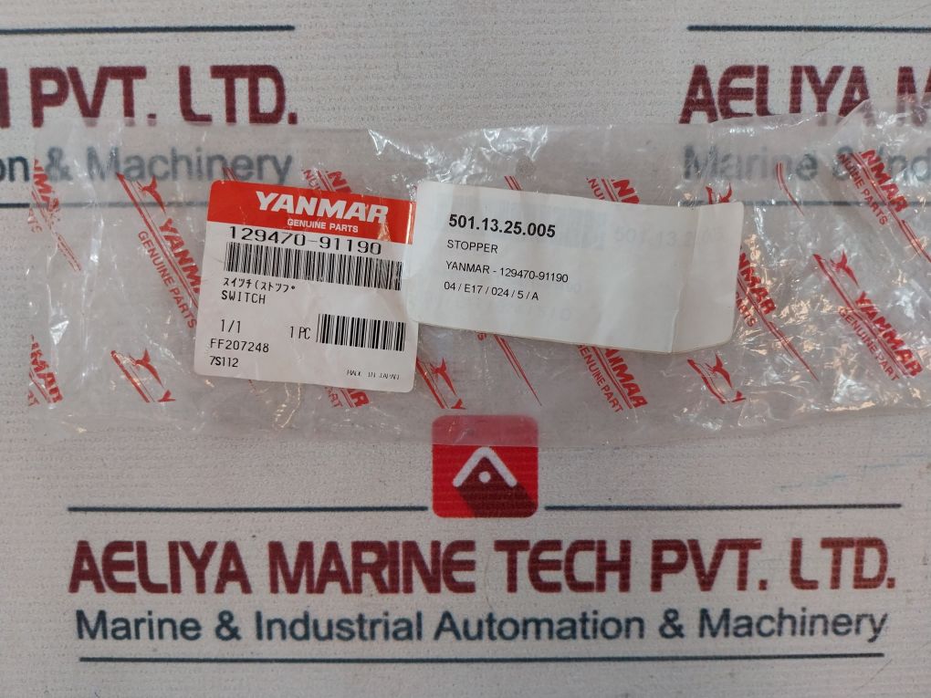 Yanmar 129470-91190 Stop Switch