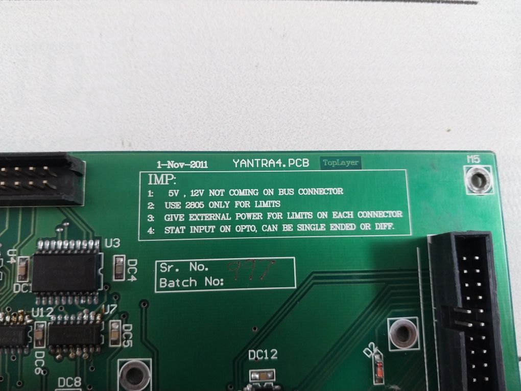 Yantra4.Printed Circuit Board