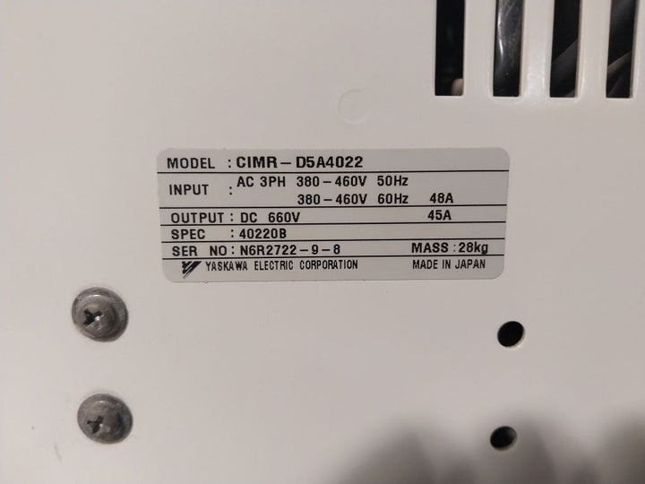 Yaskawa Cimr-d5A4022 Ac. Magnetic Contactor Dc 660V 45A