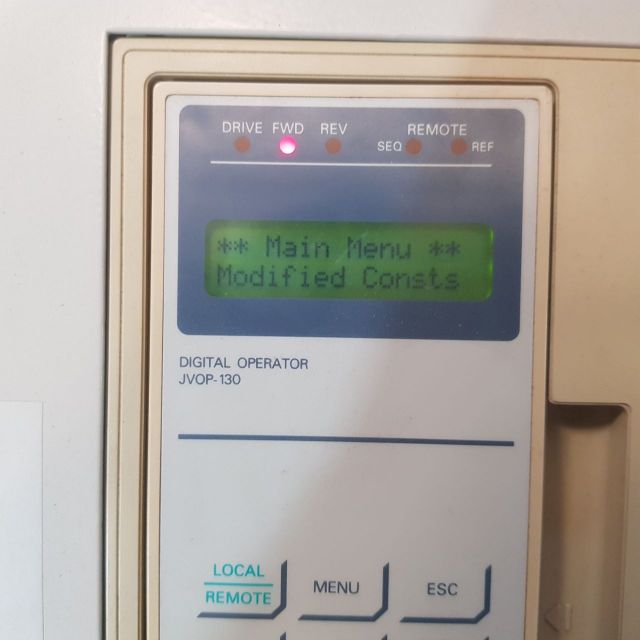 Yaskawa Cimr-d5A4045 Frequency Inverter Digital Operator Varispeed