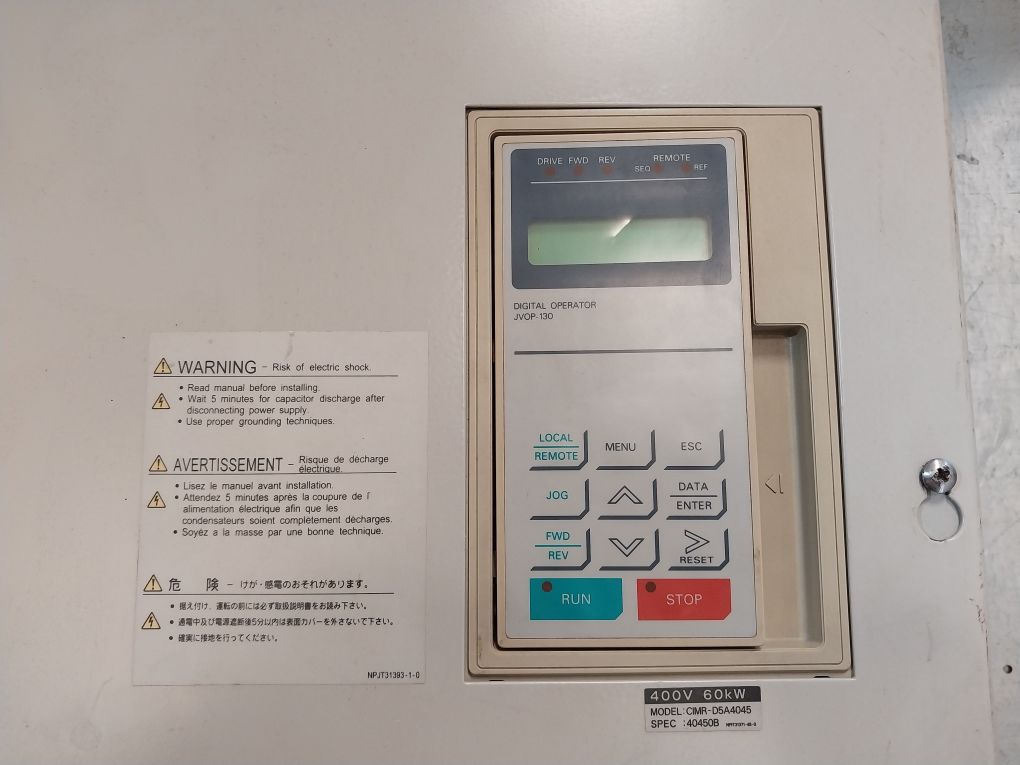 Yaskawa Cimr-d5A4045 Frequency Inverter Digital Operator Varispeed