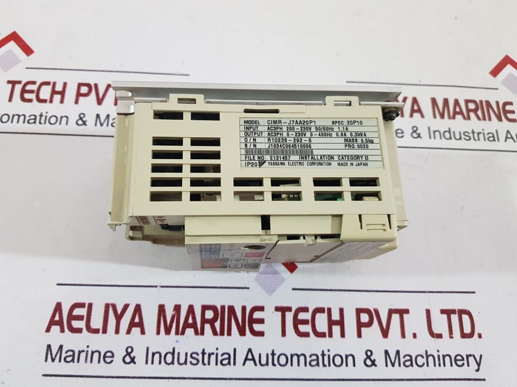 Yaskawa Cimr-j7Aa20P1 Inverter E131457