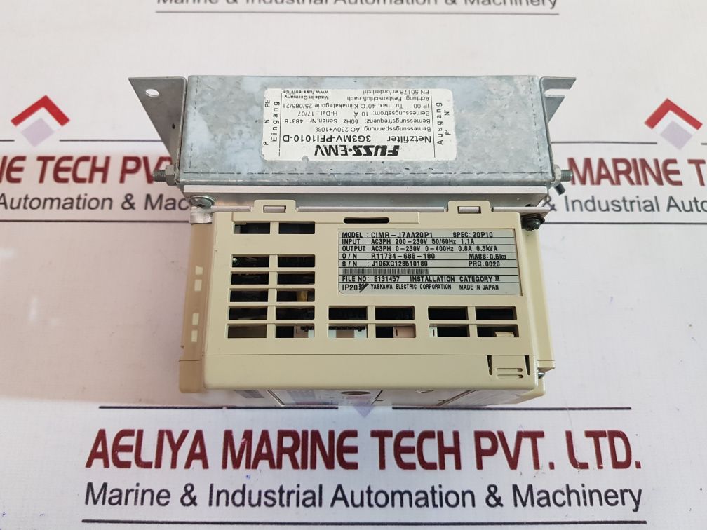 Yaskawa Cimr-j7Aa20P1 Inverter 0.1Kw