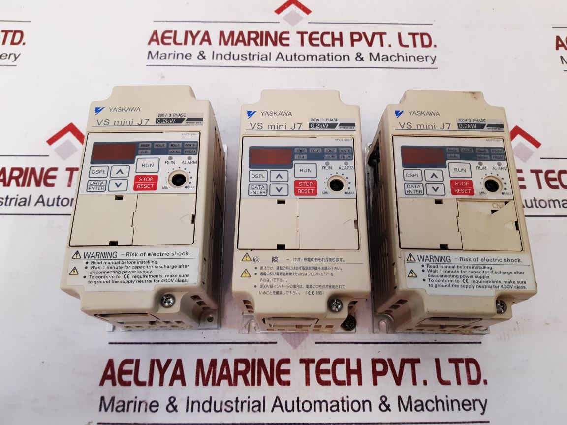 Yaskawa Vs Mini J7 Cimr-j7Aa20P2 Inverter 0.2Kw
