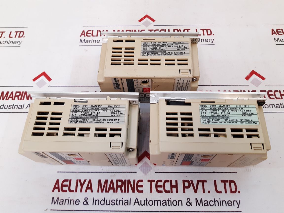 Yaskawa Vs Mini J7 Cimr-j7Aa20P2 Inverter 0.2Kw
