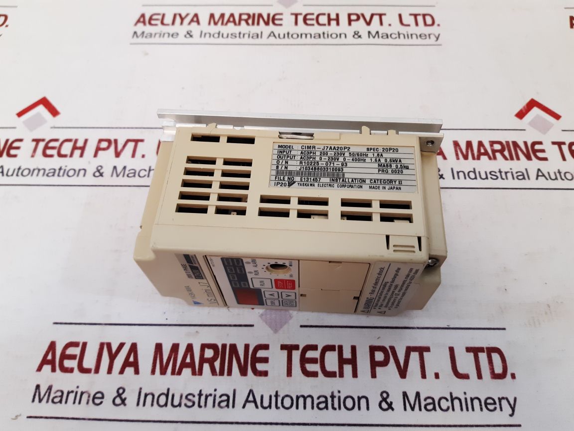 Yaskawa Vs Mini J7 Cimr-j7Aa20P2 Inverter 0.2Kw