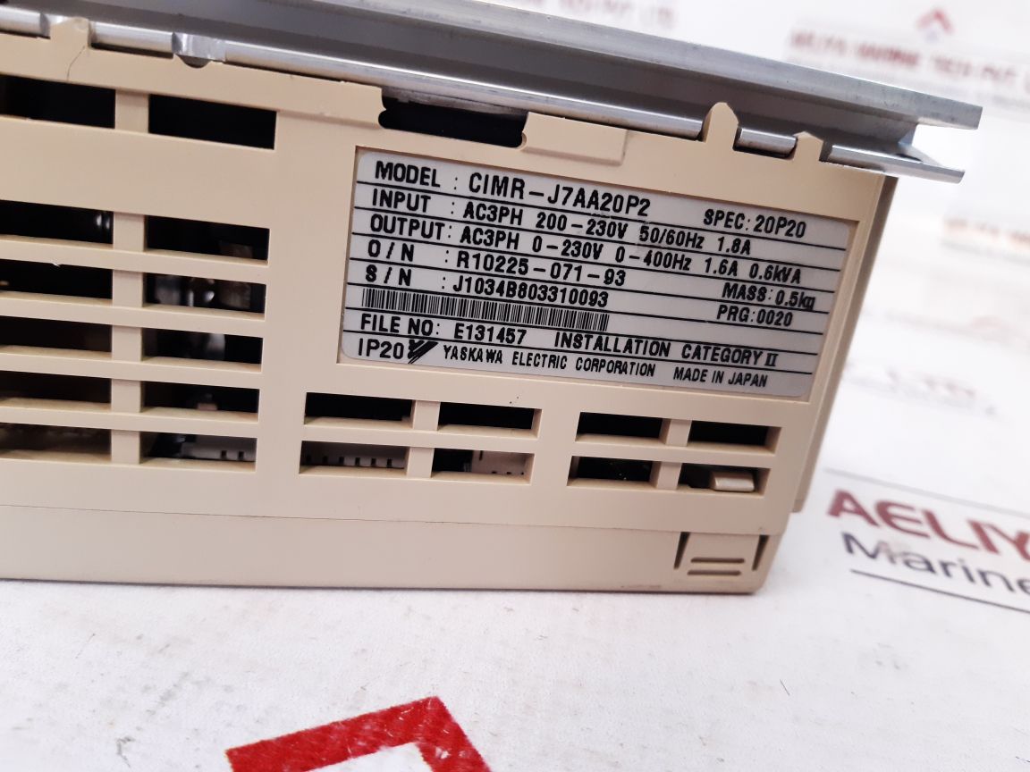 Yaskawa Vs Mini J7 Cimr-j7Aa20P2 Inverter 0.2Kw