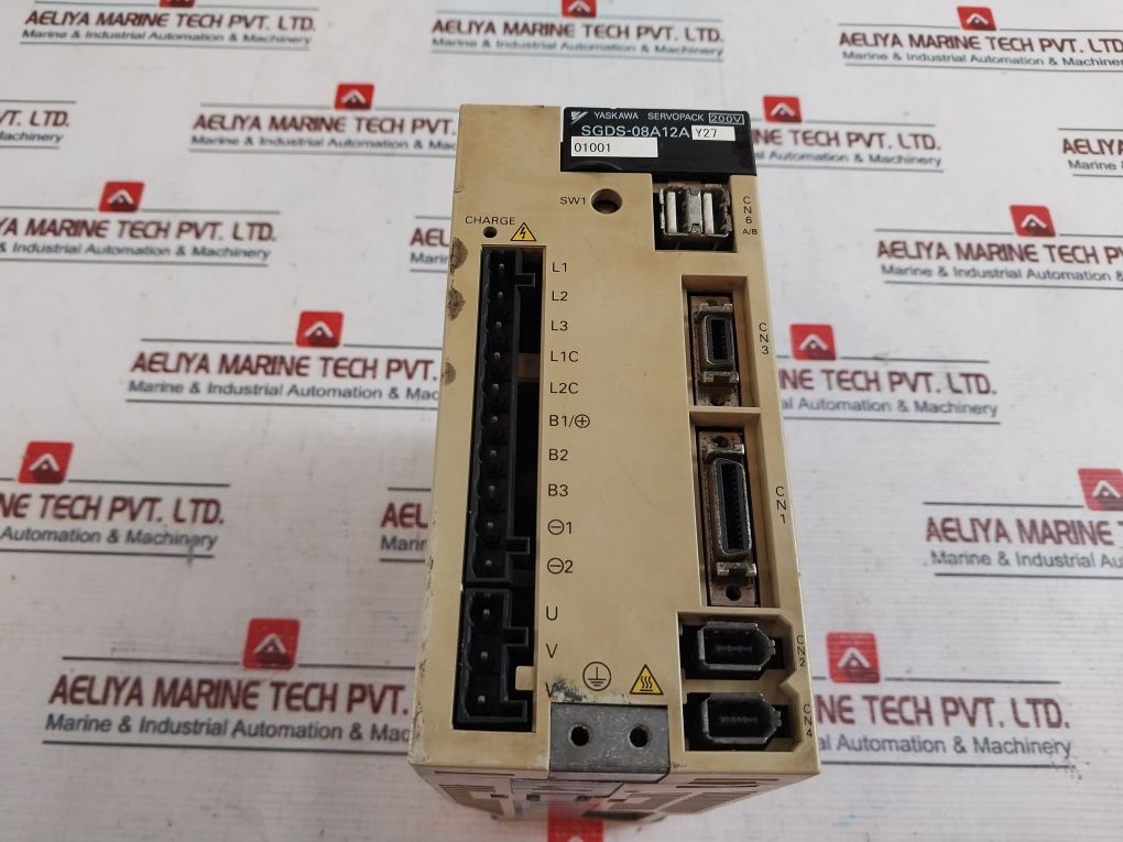Yaskawa Electric Sgds-08A12Ay27 Servo Drive 1- Phase 200-230V