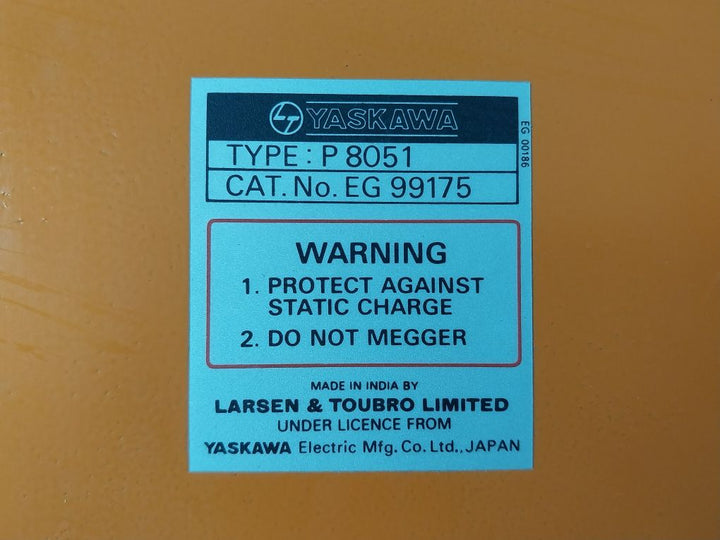 Yaskawa P8051 Plc Power Supply Module Eg 99175