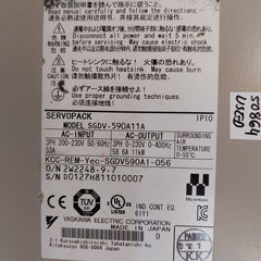Yaskawa Sgdv-590A11A Servo Driver 3Ph 53A 230V 50/60Hz