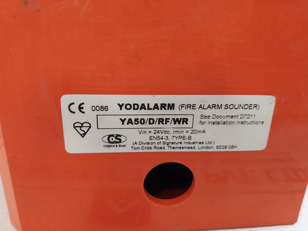 Yodalarm Ya50/D/Rf/Wr Fire Alarm Sounder