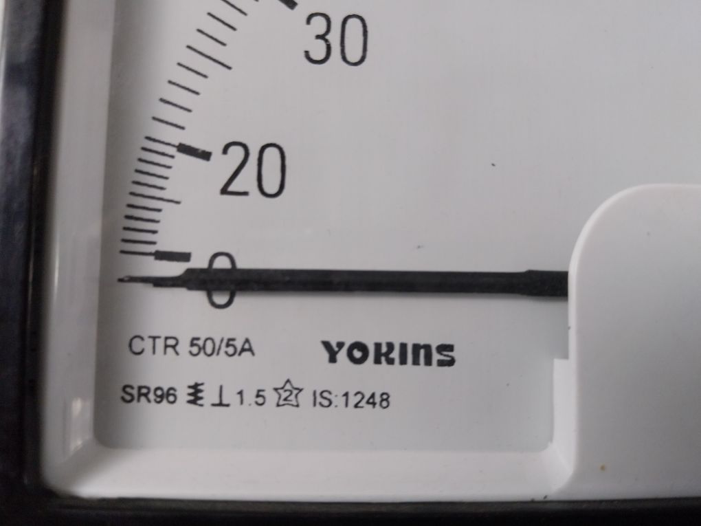 Yokins Sr96 Analog Ammeter Ctr 50/5A