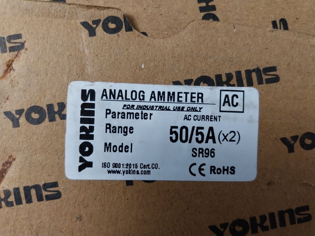 Yokins Sr96 Analog Ammeter Ctr 50/5A